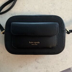 Kate Spade Black Pebbled Leather Bag 2025 Spring Collection